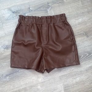 Bagatelle Faux Leather Shorts